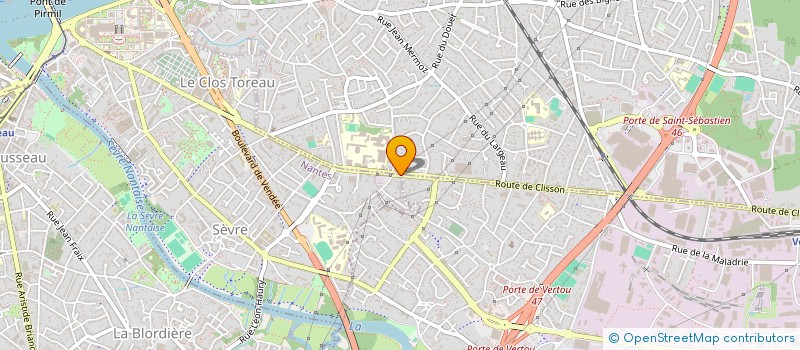 localisation de l'entreprise ABALONE TT ATLANTIQUE SUD LOIRE à NANTES