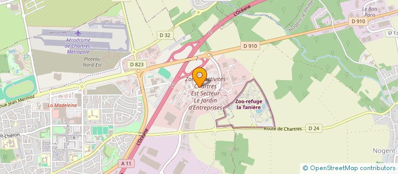 localisation de l'entreprise ABALONE TT CHARTRES à CHARTRES