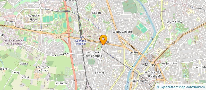 localisation de l'entreprise ABALONE TT SARTHE  LE MANS