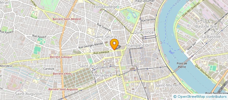 localisation de l'entreprise ABALTE à BORDEAUX