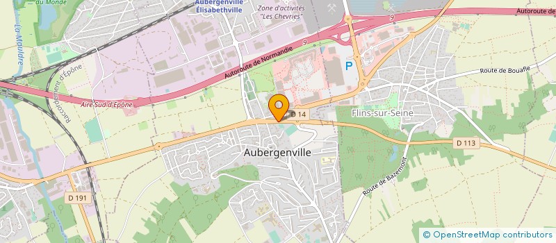 localisation de l'entreprise ABALYS TAXI à AUBERGENVILLE