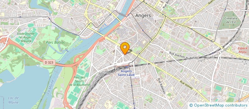 localisation de l'entreprise ABAM LE BISTROT à ANGERS