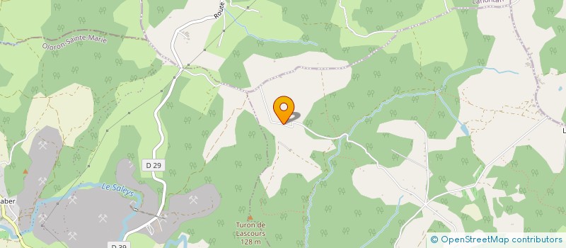 localisation de l'entreprise ABANDA  SALIES-DE-BEARN