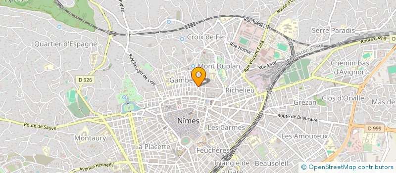 localisation de l'entreprise ABANICO  NIMES