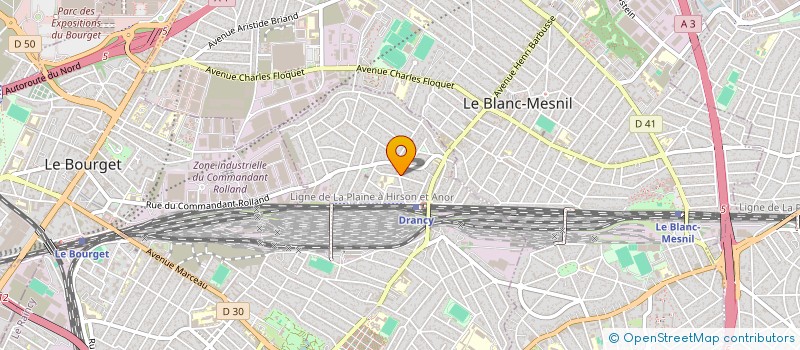 localisation de l'entreprise ABANISH ALIMENTATION à DRANCY