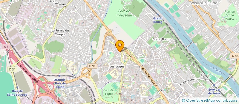 localisation de l'entreprise ABAPUI  EVRY-COURCOURONNES