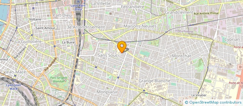localisation de l'entreprise ABAQUE à LYON