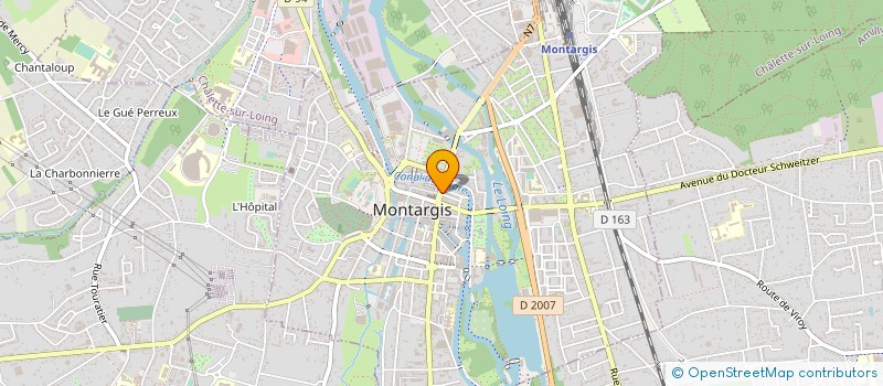 localisation de l'entreprise ABAQUE BATIMENT SERVICES  MONTARGIS