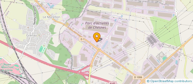 localisation de l'entreprise ABAQUE PARTICIPATIONS à SAINT-QUENTIN-FALLAVIER