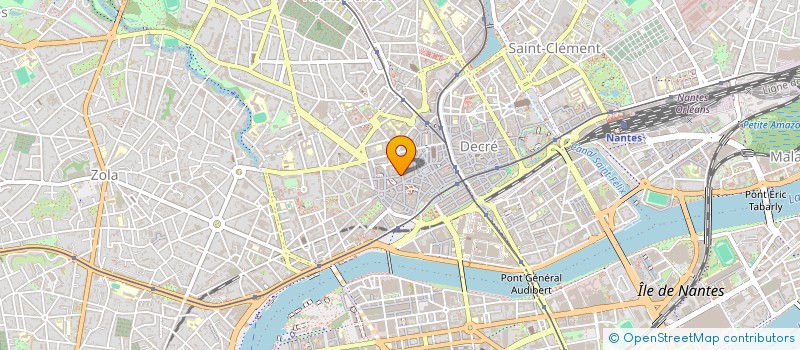 localisation de l'entreprise ABARIEL à NANTES