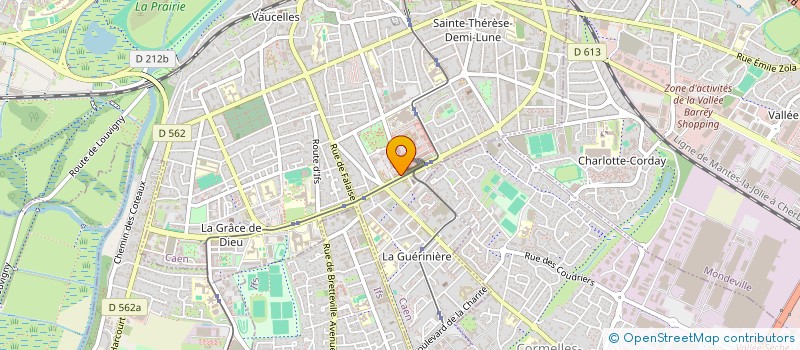 localisation de l'entreprise ABARNOUS à CAEN