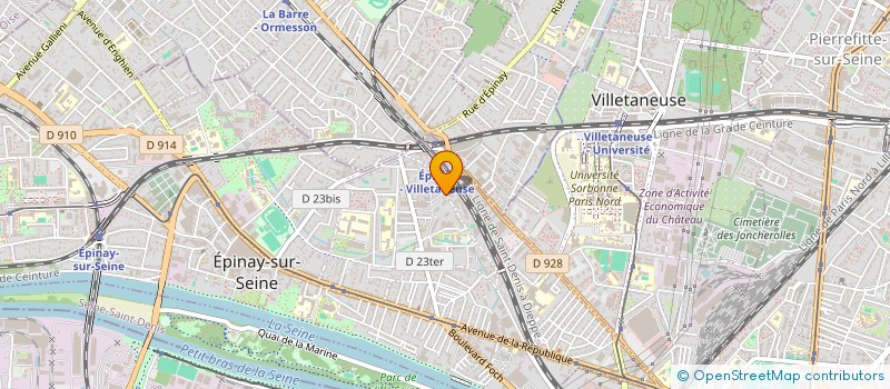 localisation de l'entreprise ABASSE DISTRIBUTION à EPINAY-SUR-SEINE