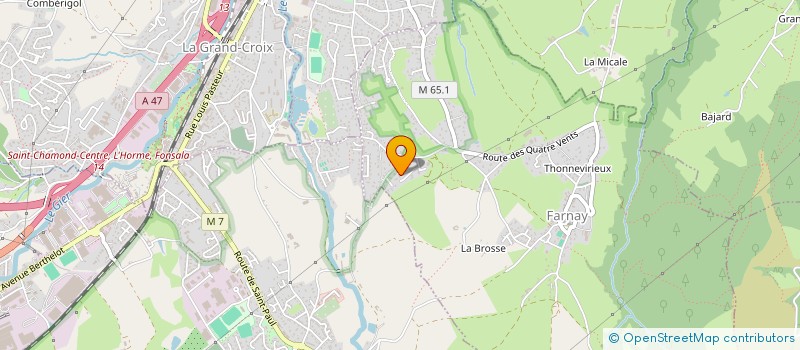 localisation de l'entreprise ABASSES INGENIERIE  FARNAY