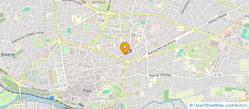 localisation de l'entreprise ABASSON à PAU