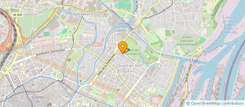 localisation de l'entreprise ABAST à STRASBOURG