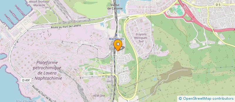 localisation de l'entreprise ABAT GARRONE SA  MARTIGUES