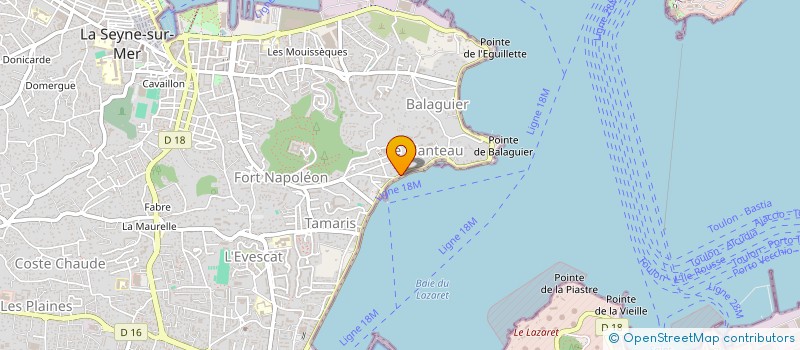localisation de l'entreprise ABATALA à LA SEYNE-SUR-MER