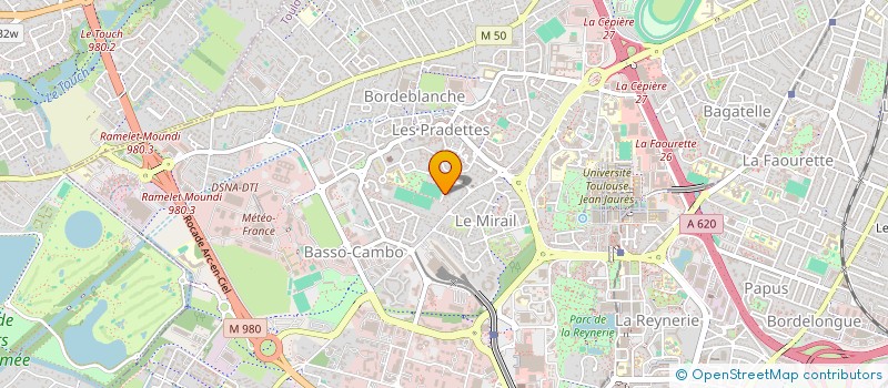 localisation de l'entreprise ABATI IMMO & HABITAT à TOULOUSE