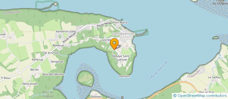 localisation de l'entreprise ABATI LANDEVENNEG  LANDEVENNEC