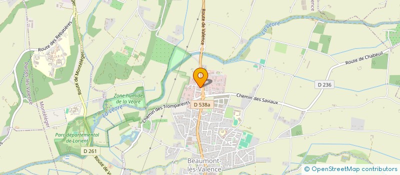localisation de l'entreprise ABATIK DISTRIBUTION à BEAUMONT-LES-VALENCE