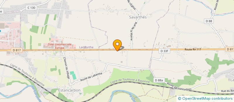 localisation de l'entreprise ABATTAGE DEBARDAGE DU COMMINGES à LABARTHE-INARD