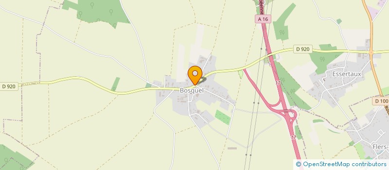 localisation de l'entreprise ABATTAGE ELAGAGE BOSQUELLOISE  BOSQUEL