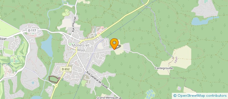 localisation de l'entreprise ABATTAGE ET DEBARDAGE DUPOUY FRERES  MOLIETS-ET-MAA