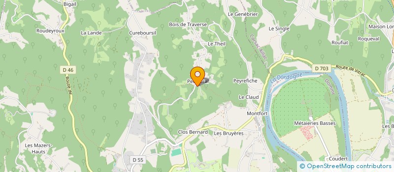 localisation de l'entreprise ABATTEUSE DU PERIGORD à VITRAC