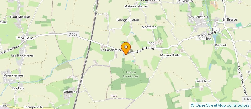 localisation de l'entreprise ABATTOIR D'ILLIAT  ILLIAT