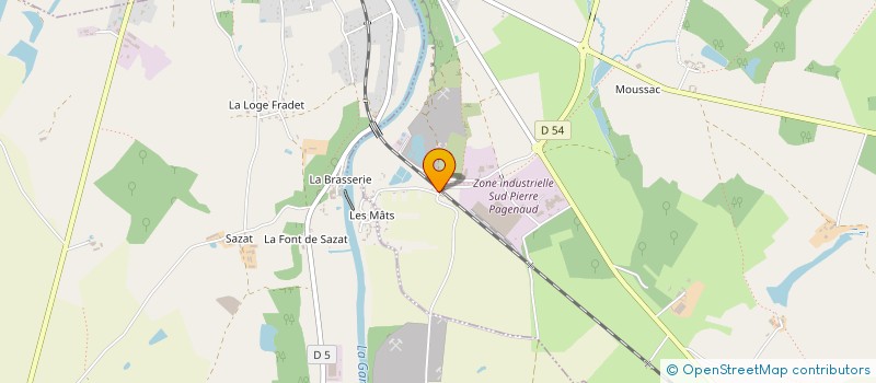 localisation de l'entreprise ABATTOIR DU MONTMORILLONNAIS à MONTMORILLON
