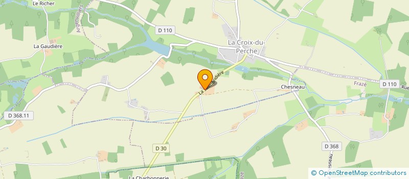 localisation de l'entreprise ABATTOIR DU PERCHE à LA CROIX-DU-PERCHE