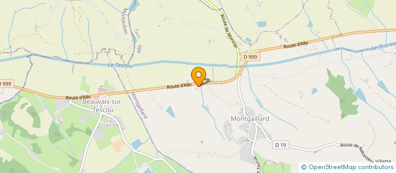 localisation de l'entreprise ABATTOIR ET DECOUPES DES TUILERIES à BEAUVAIS-SUR-TESCOU