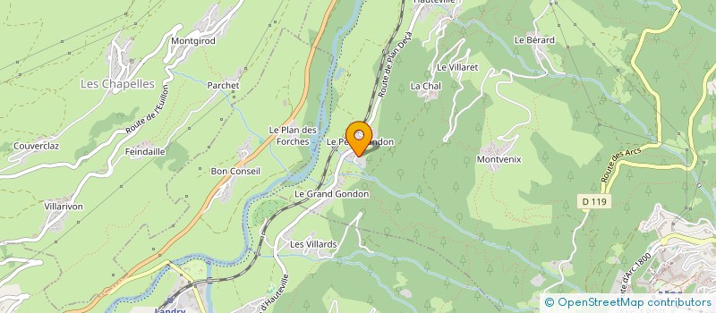 localisation de l'entreprise ABATTOIR ET VIANDE DE TARENTAISE à SEEZ