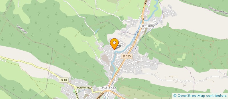 localisation de l'entreprise ABATTOIR MONTAGNE PYRENEES à LAVELANET
