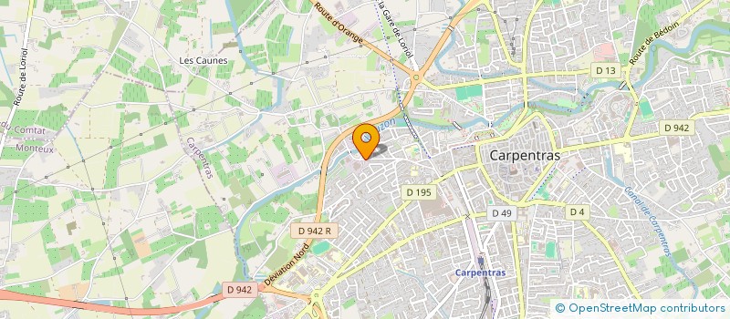 localisation de l'entreprise ABATTOIRS DU SUD  CARPENTRAS