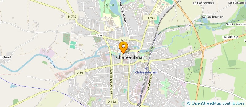 localisation de l'entreprise ABATYR à CHATEAUBRIANT