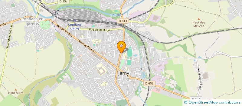 localisation de l'entreprise ABAUTOMOBILE à JARNY