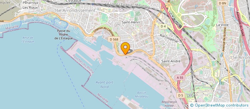 localisation de l'entreprise ABAVIA SARL à MARSEILLE