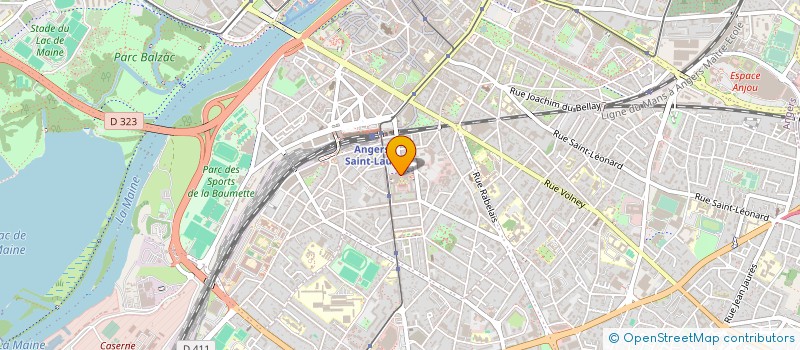 localisation de l'entreprise ABAX DIAGNOSTIC  ANGERS