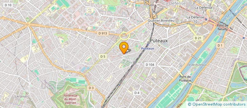 localisation de l'entreprise ABAX PROJETS  PUTEAUX