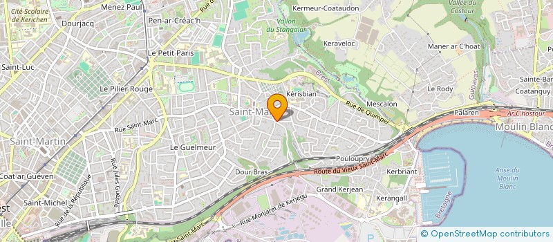 localisation de l'entreprise ABAZIOU & CO  BREST