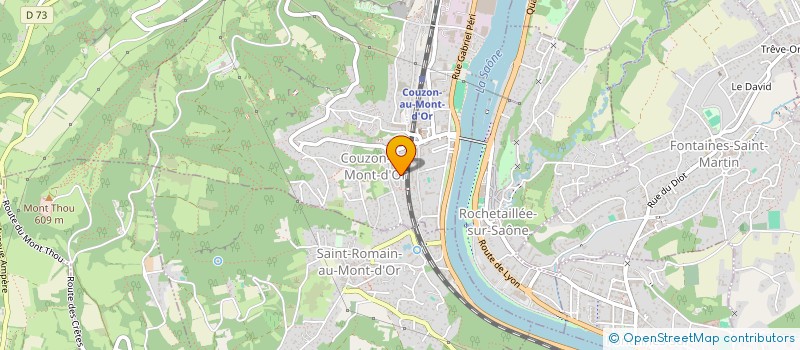 localisation de l'entreprise ABB  COUZON-AU-MONT-D'OR