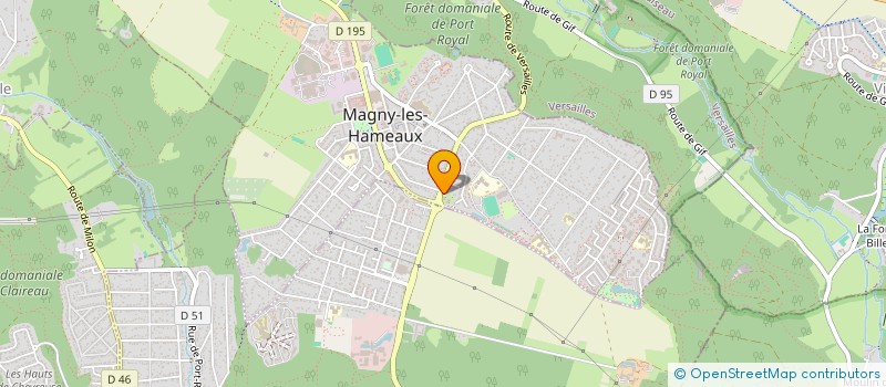 localisation de l'entreprise ABB à MAGNY-LES-HAMEAUX