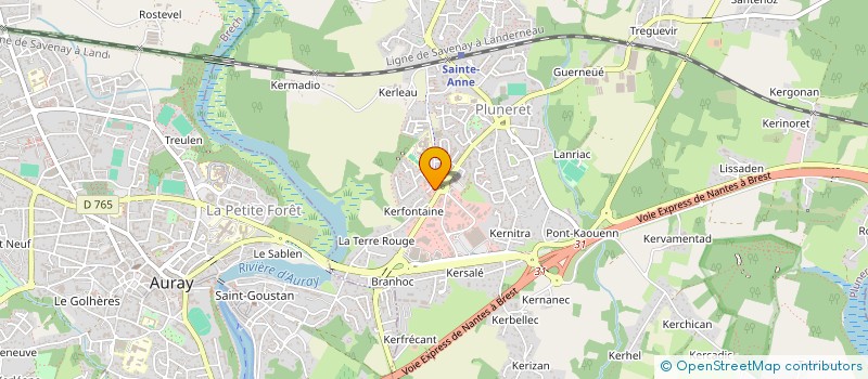 localisation de l'entreprise ABB  PLUNERET