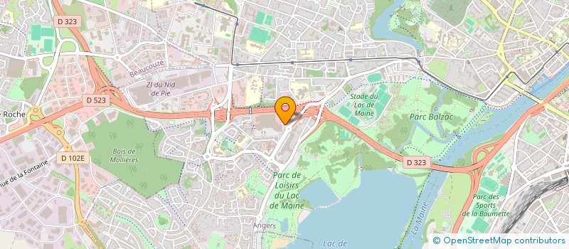 localisation de l'entreprise ABB ATLANTIQUE  ANGERS