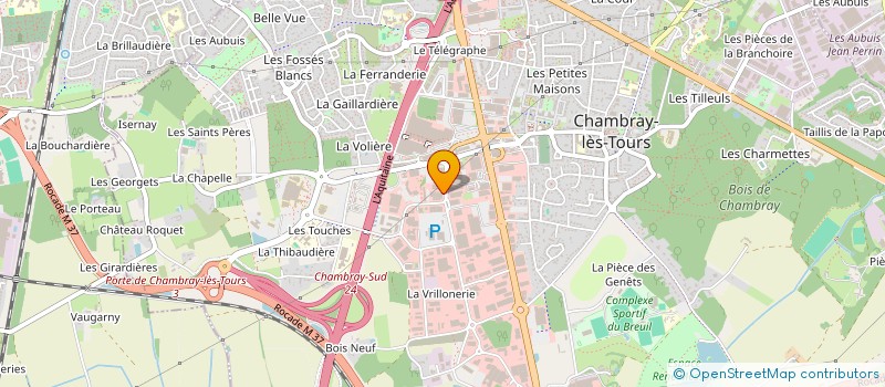 localisation de l'entreprise ABB CHAMBRAY LES TOURS  CHAMBRAY-LES-TOURS