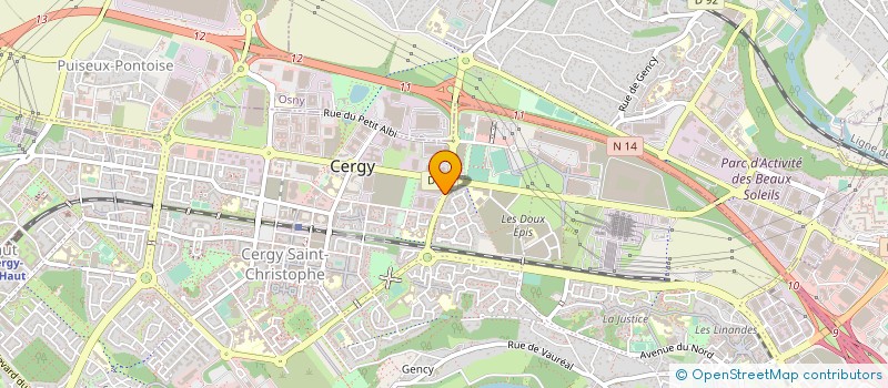 localisation de l'entreprise ABB FRANCE  CERGY