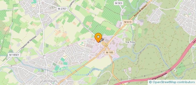 localisation de l'entreprise ABB FRANCE à FABREGUES