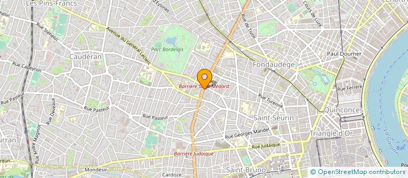 localisation de l'entreprise ABB GESTION à BORDEAUX