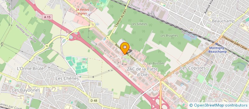 localisation de l'entreprise ABB HERBLAY  HERBLAY-SUR-SEINE